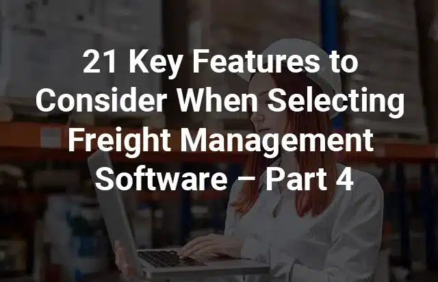 top-freight-forwarding-software
